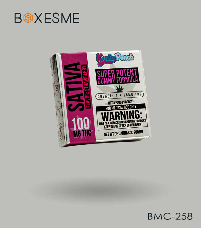 Custom CBD Gummies Boxes Wholesale